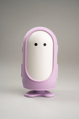 Jules interactive storyteller in the purple outfit, front view