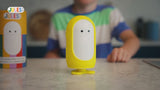 Video of a child at home with Jules in the yellow outfit